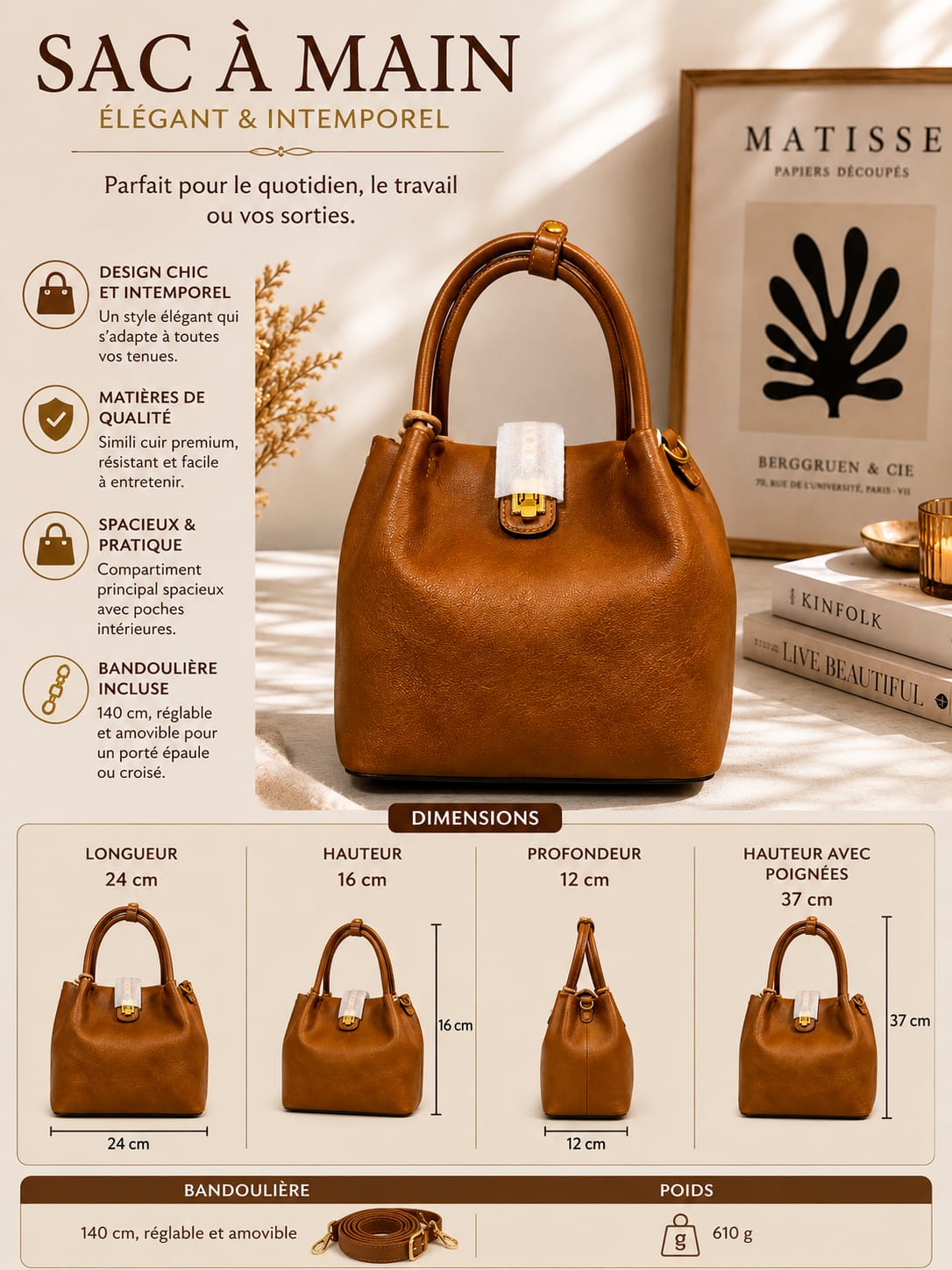 Sac Bandoulière Micussi