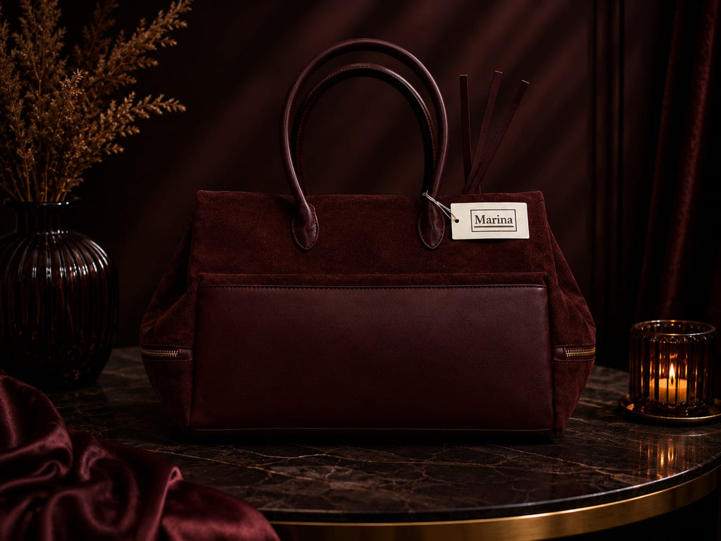Sac Marina bordeaux – fiche dimensions