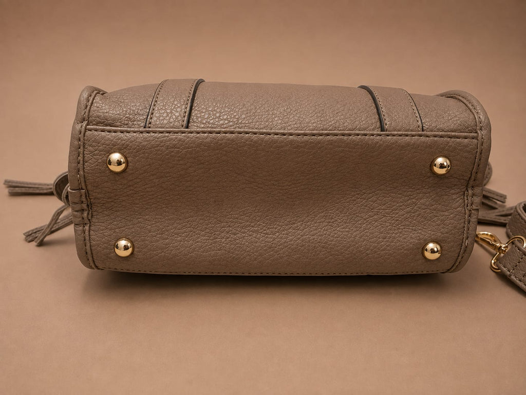 Mini Sac Bowling Taupe – fiche dimensions