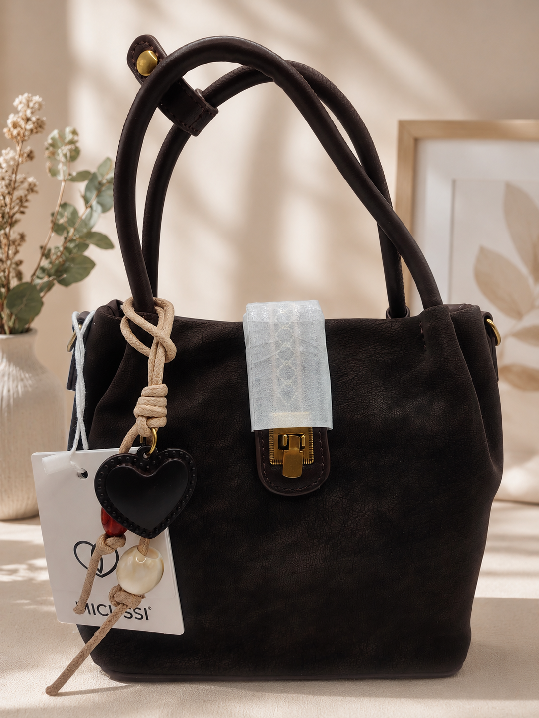 Sac à main Micussi – Marron