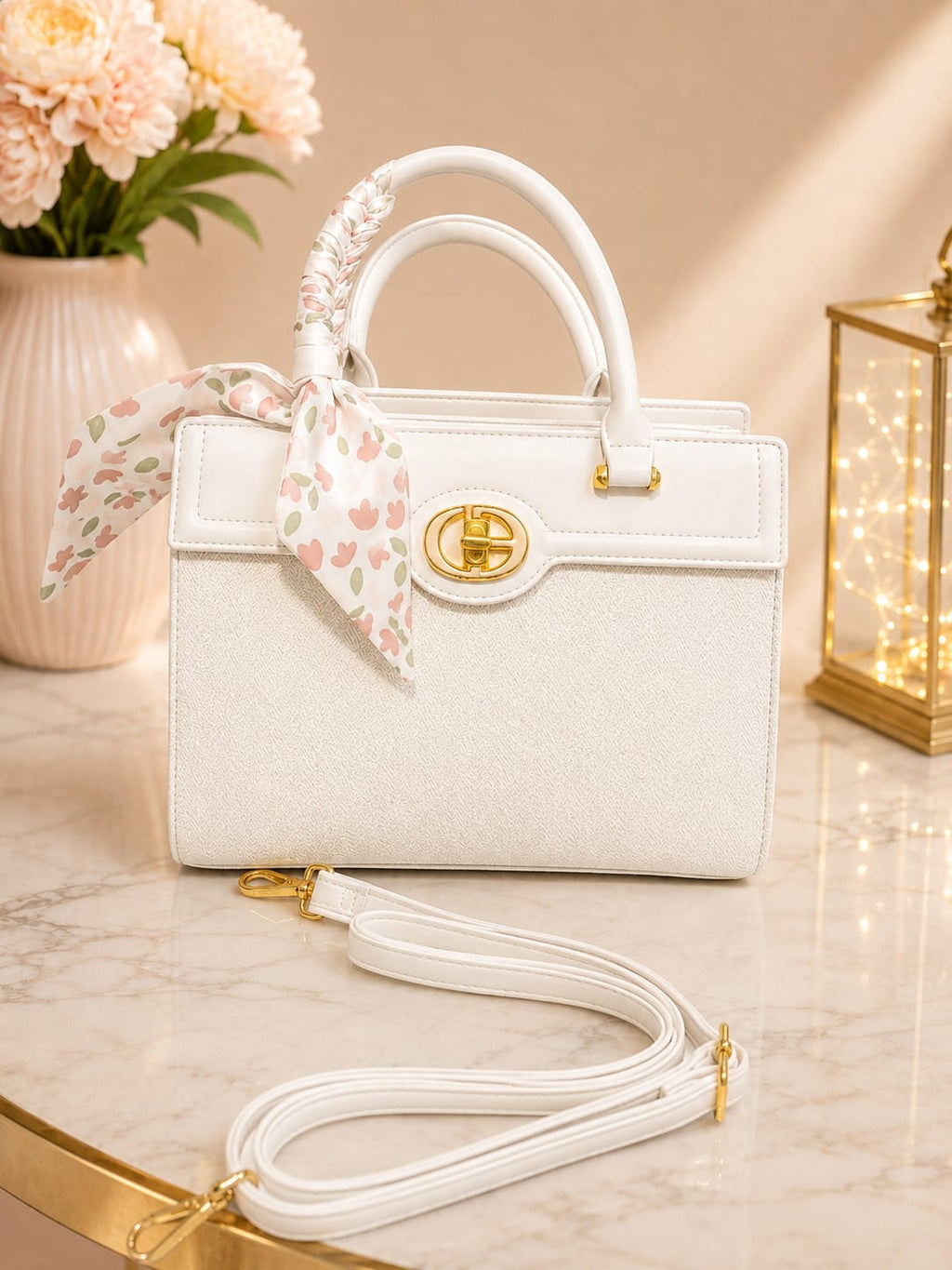 Sac à main blanc - vue supplémentaire