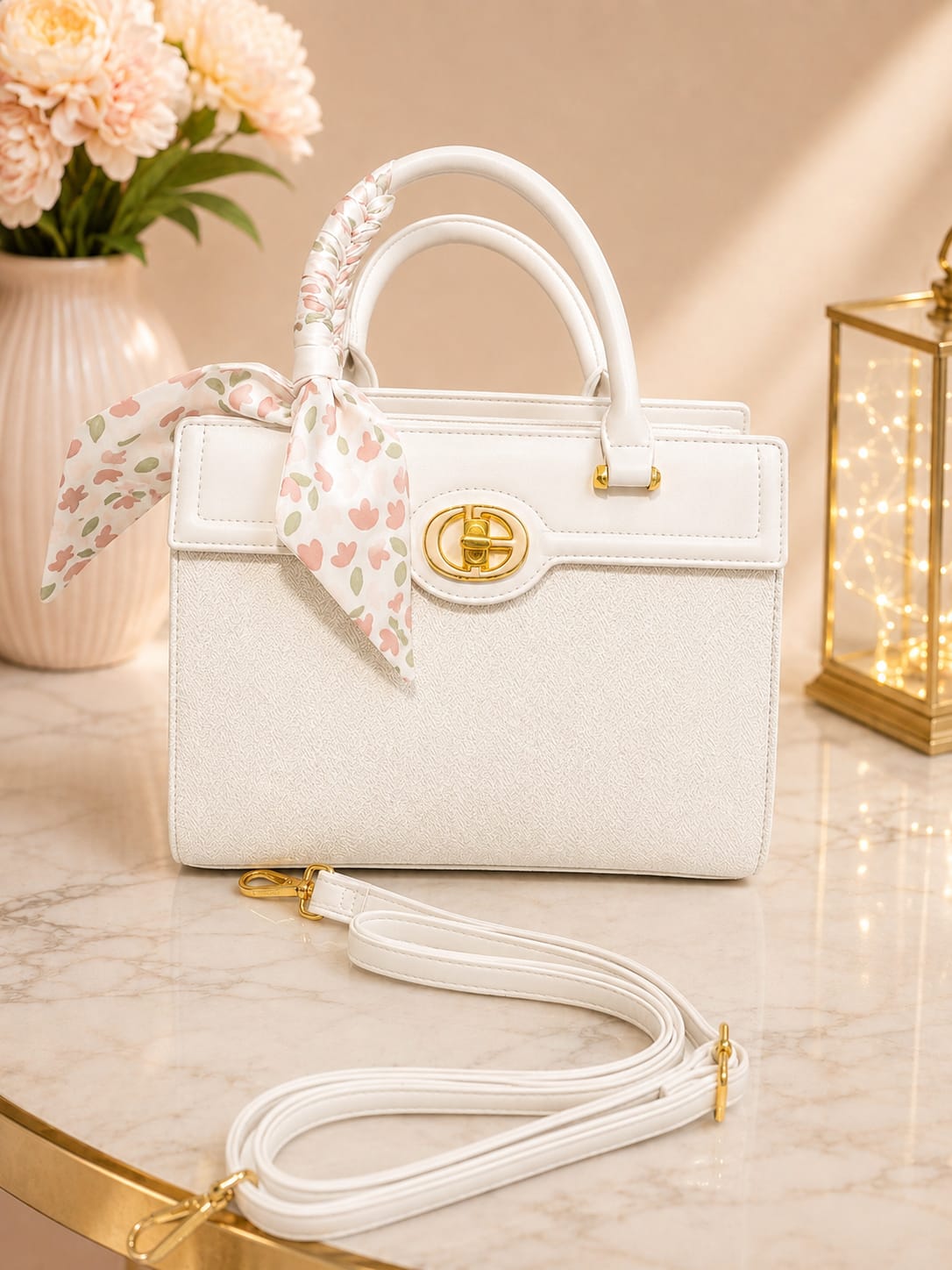 Sac à main blanc - vue supplémentaire