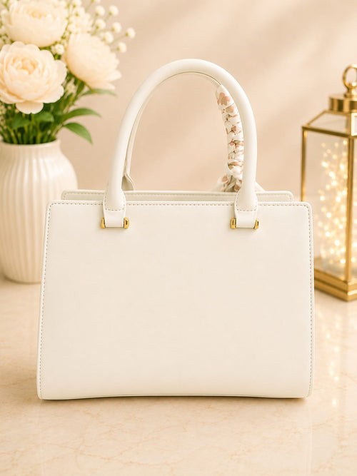 Sac à main blanc - dimensions et poids